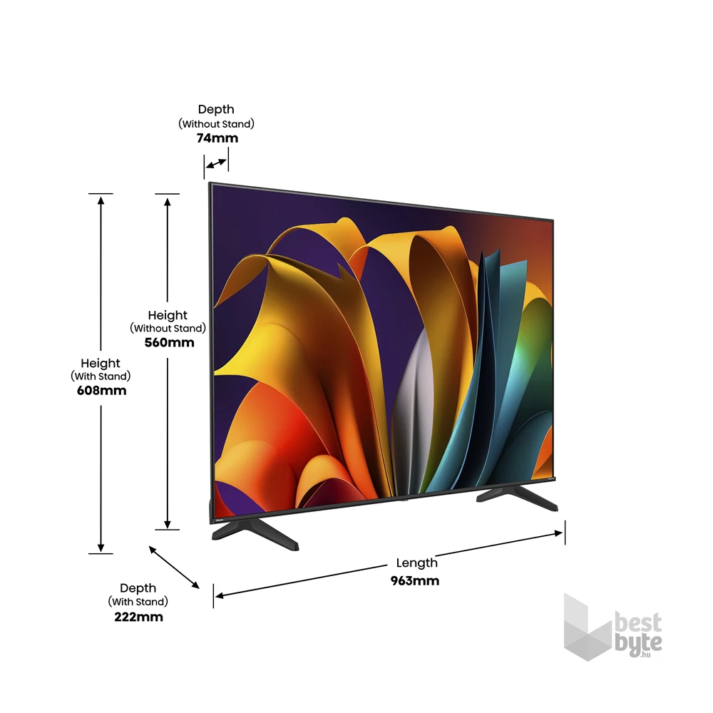Hisense 43" 43A6N 4K UHD Smart LED TV