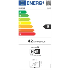 Hisense 43" 43A6S 4K UHD Smart LED TV