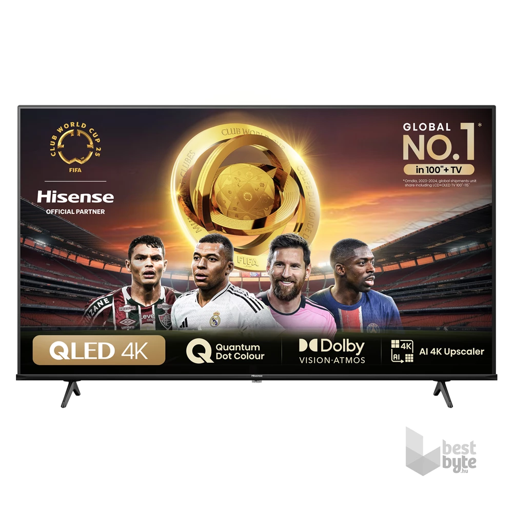 Hisense 43" 43E7NQ 4K UHD Smart QLED TV (Újracsomagolt)