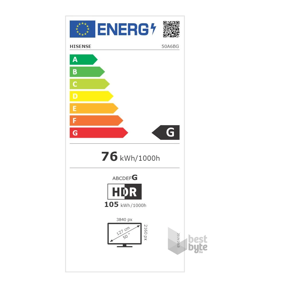 Hisense 50" 50A6BG 4K UHD Smart LED TV