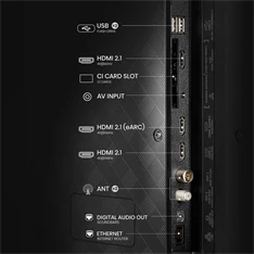 Hisense 50" 50E7QPRO 4K UHD Smart QLED TV (Újracsomagolt)