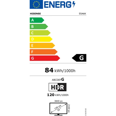 Hisense 55" 55A6K 4K UHD Smart LED TV