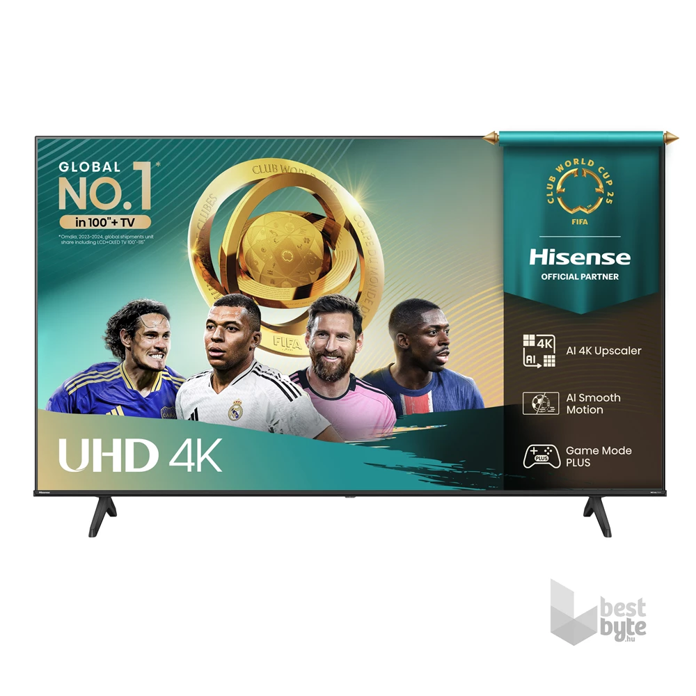 Hisense 55" 55A6Q 4K UHD Smart LED TV (Újracsomagolt)