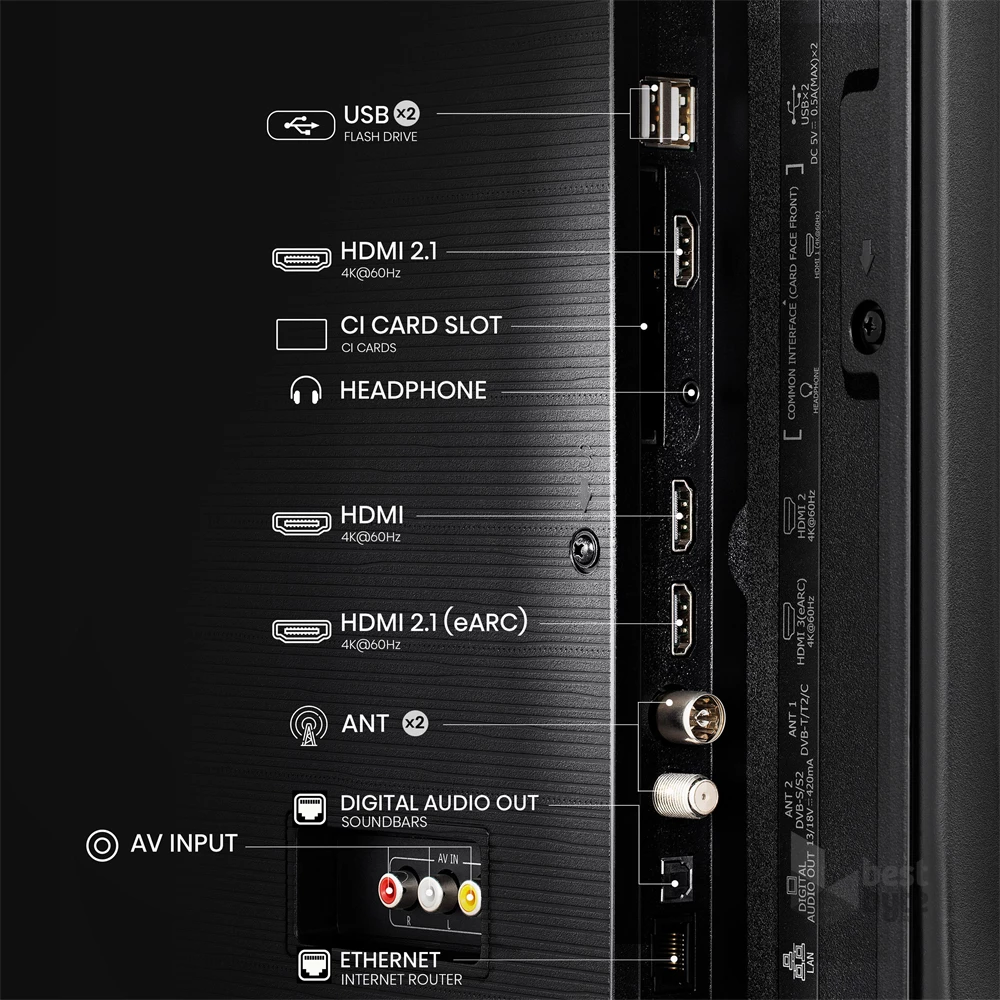 Hisense 55" 55A6Q 4K UHD Smart LED TV (Újracsomagolt)
