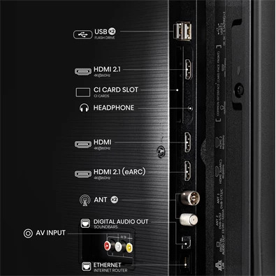 Hisense 55" 55A6Q 4K UHD Smart LED TV (Újracsomagolt)