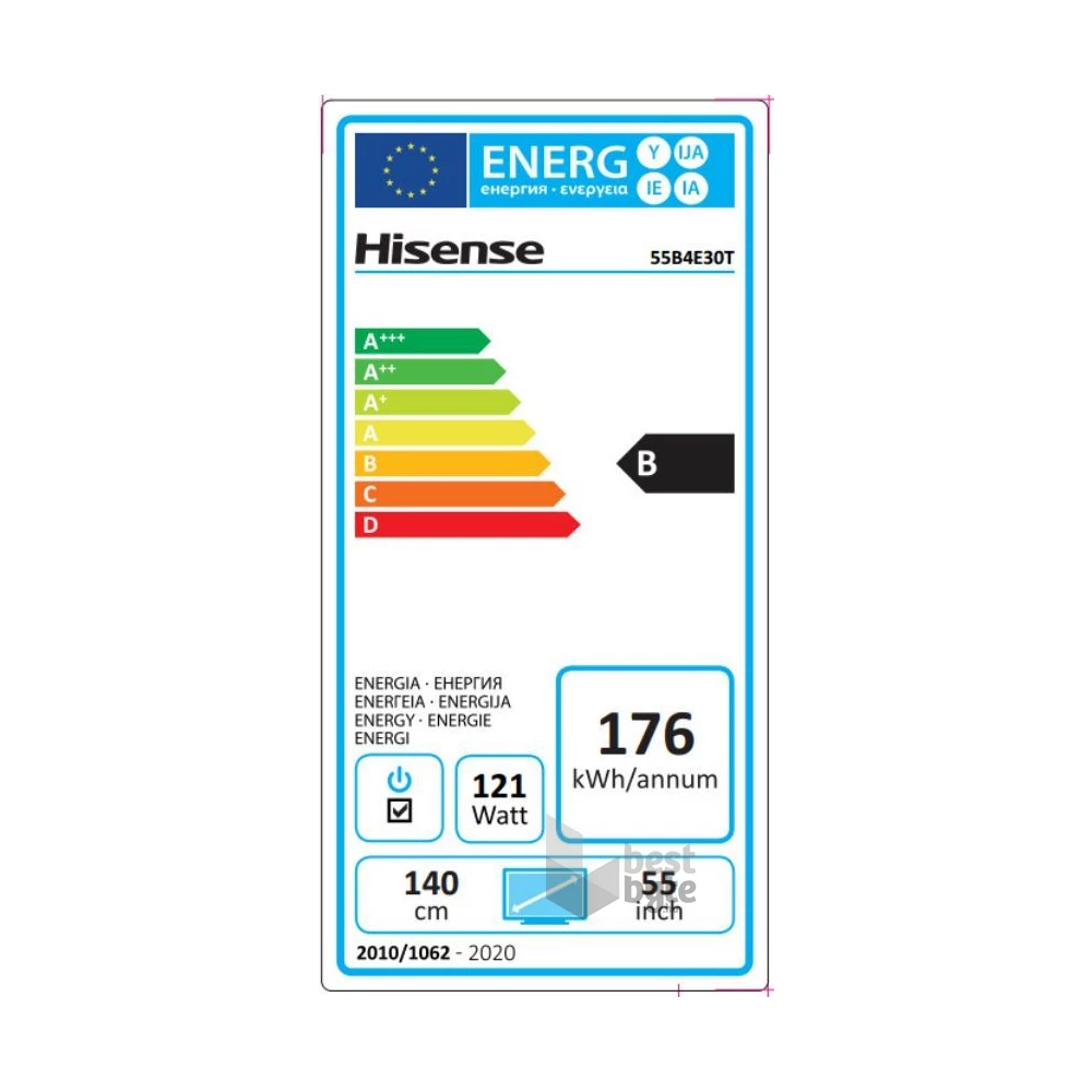 Hisense 55" 55B4E30T 4K Digital Signage LED kijelző (Újracsomagolt)
