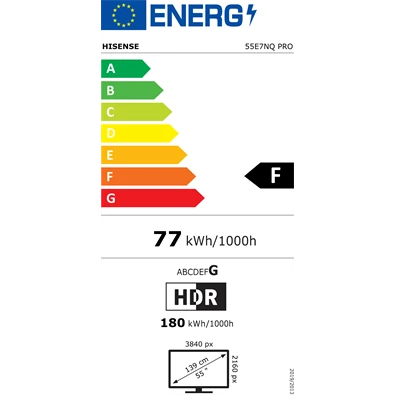 Hisense 55" 55E7NQPRO 4K UHD Smart QLED TV