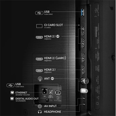 Hisense 55" 55E7QPRO 4K UHD Smart Gamer QLED TV (Újracsomagolt)
