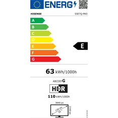 Hisense 55" 55E7QPRO 4K UHD Smart Gamer QLED TV (Újracsomagolt)