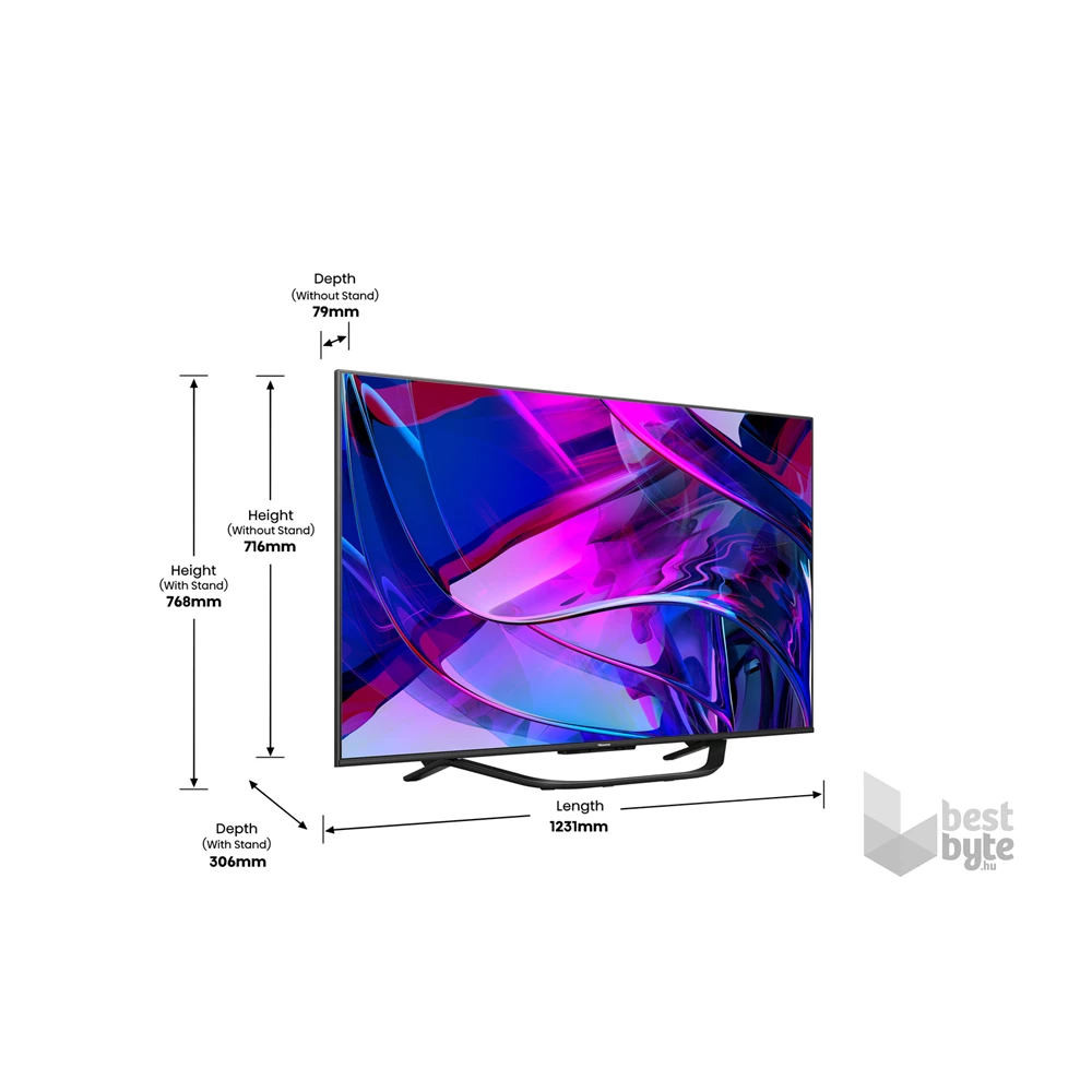 Hisense 55" 55U7KQ 4K UHD Smart MiniLED TV