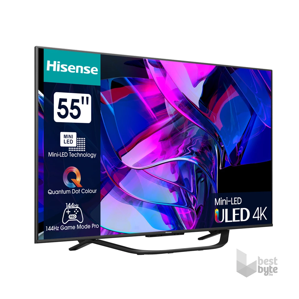 Hisense 55" 55U7KQ 4K UHD Smart MiniLED TV (Újracsomagolt)
