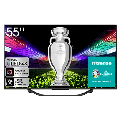 Hisense 55" 55U7KQ 4K UHD Smart MiniLED TV (Újracsomagolt)