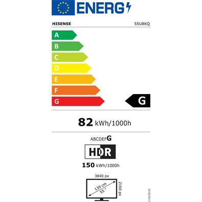 Hisense 55" 55U8KQ 4K UHD Smart ULED TV
