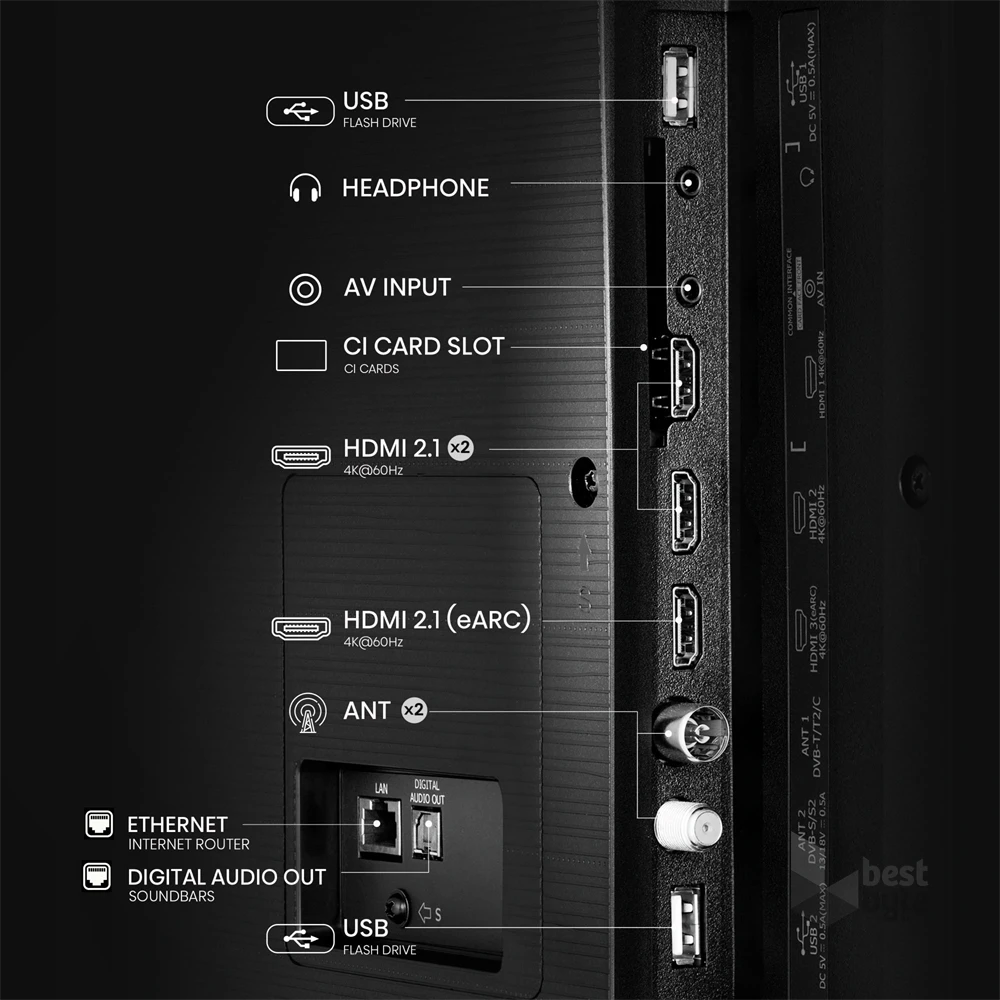 Hisense 65" 65A6Q 4K UHD Smart LED TV (Újszerű)