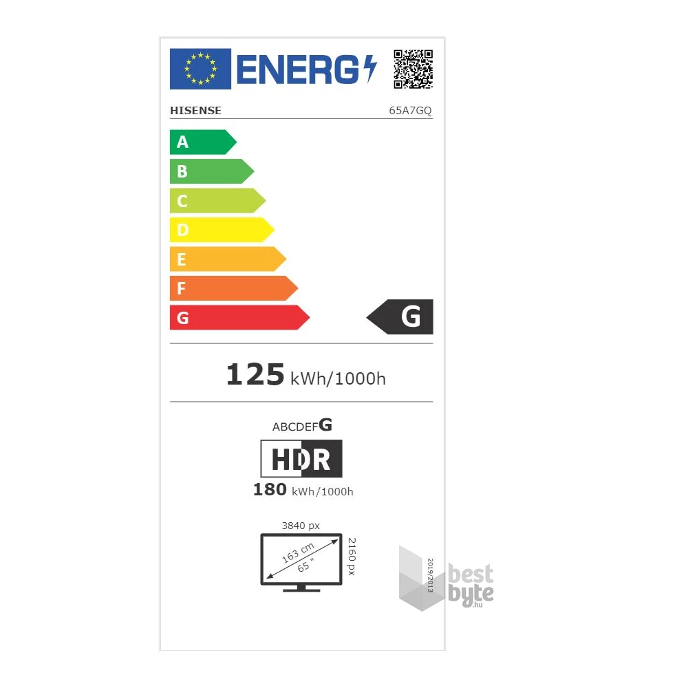 Hisense 65" 65A7GQ 4K UHD Smart QLED TV