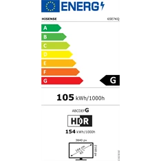 Hisense 65" 65E7KQ 4K UHD Smart QLED TV