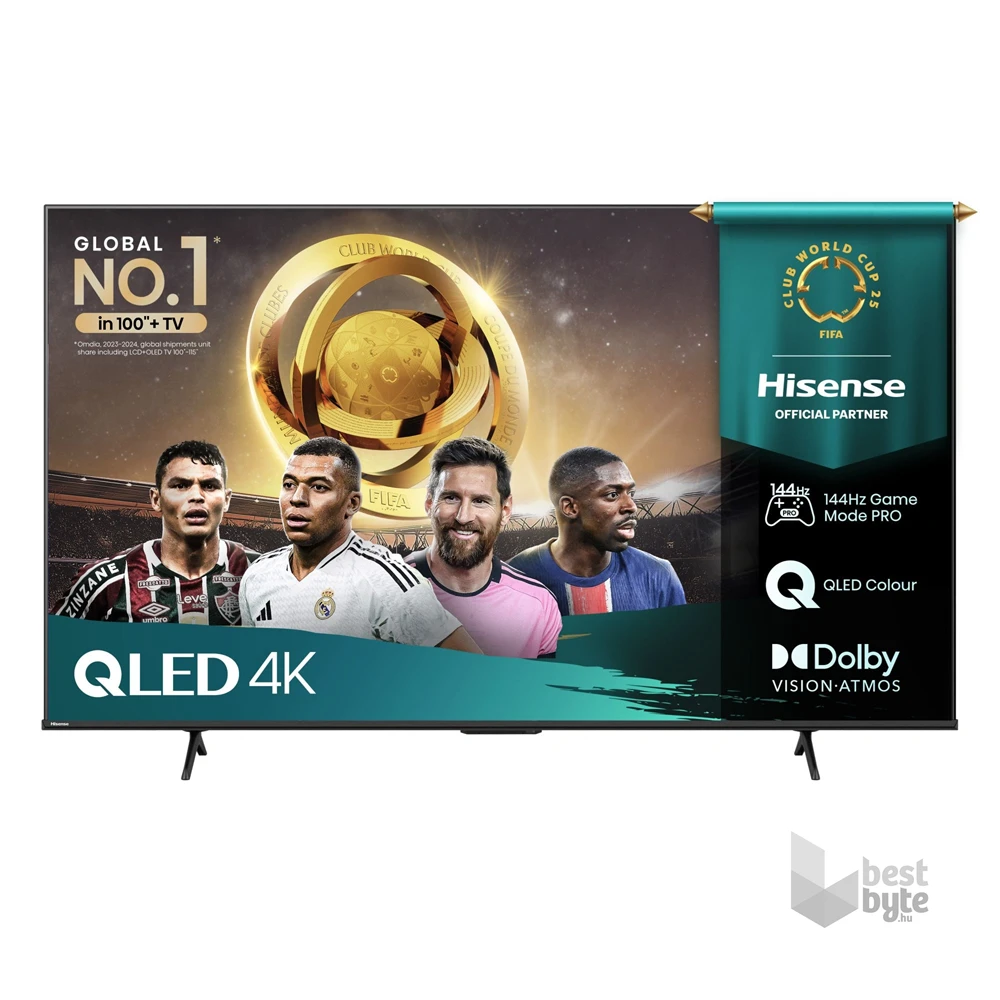 Hisense 65" 65E7QPRO 4K UHD Smart Gamer QLED TV (Újracsomagolt)