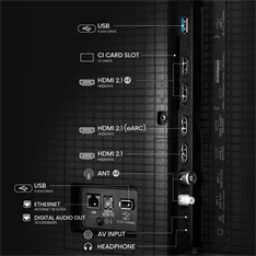 Hisense 65" 65U7Q 4K UHD Smart MiniLED ULED TV
