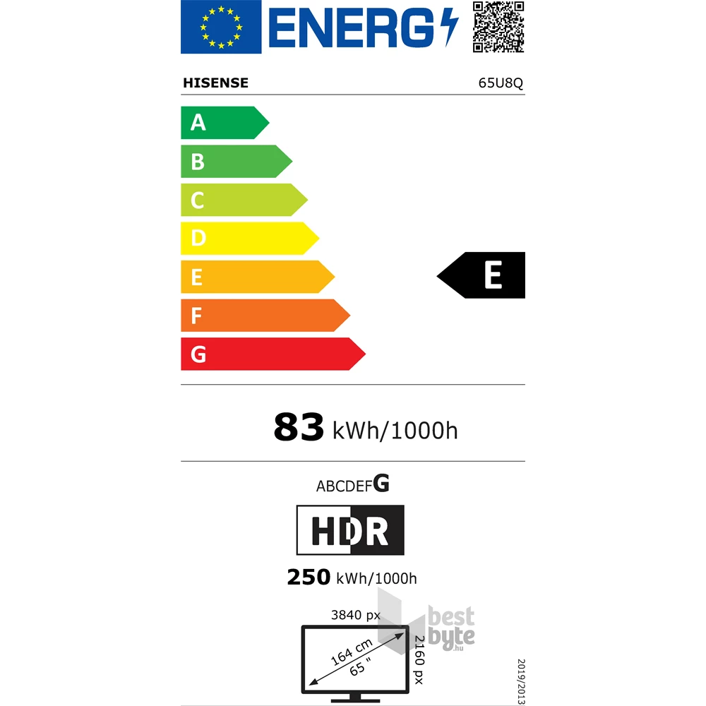 Hisense 65" 65U8Q 4K UHD Smart MiniLED ULED TV