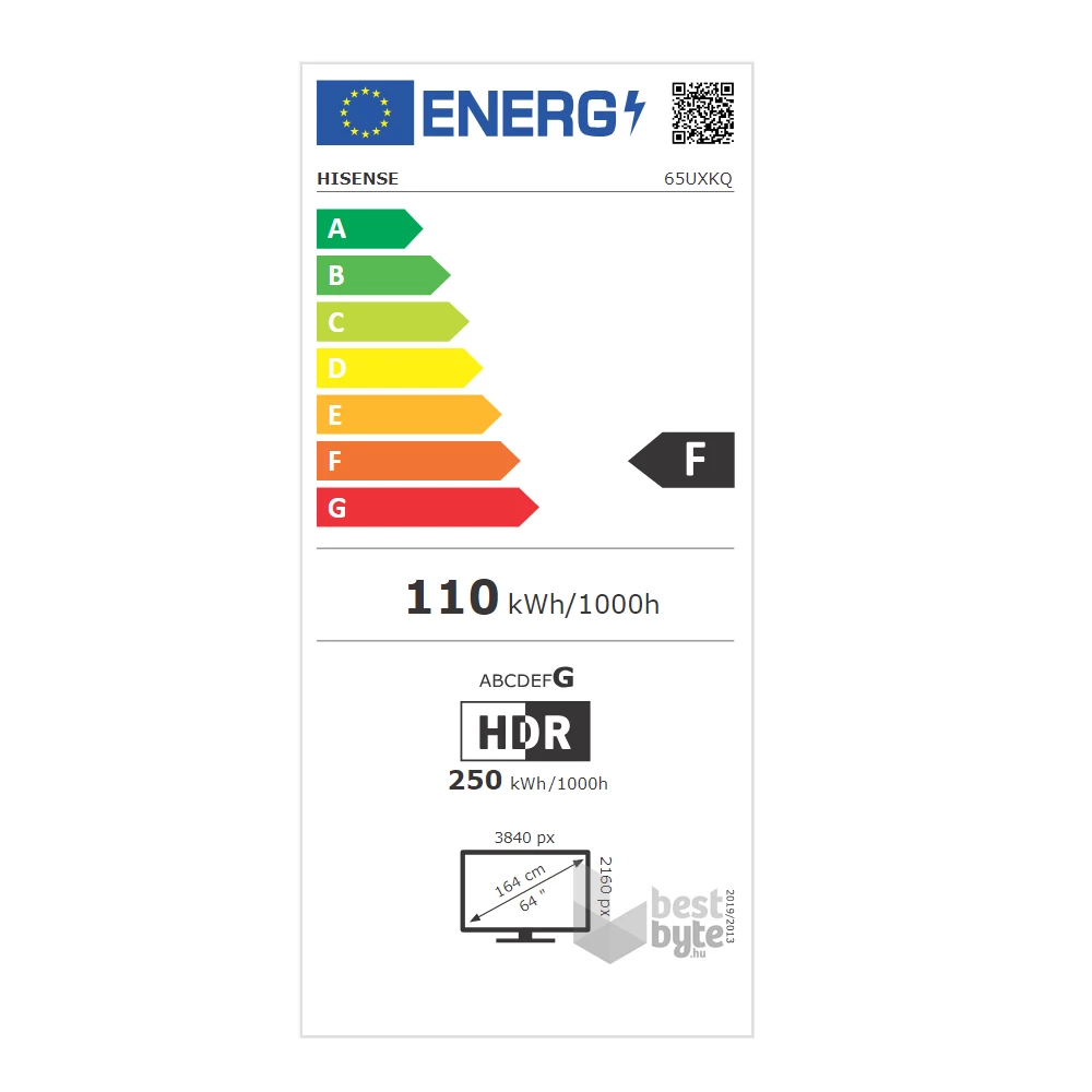 Hisense 65" 65UXKQ 4K UHD Smart Mini-LED ULED TV