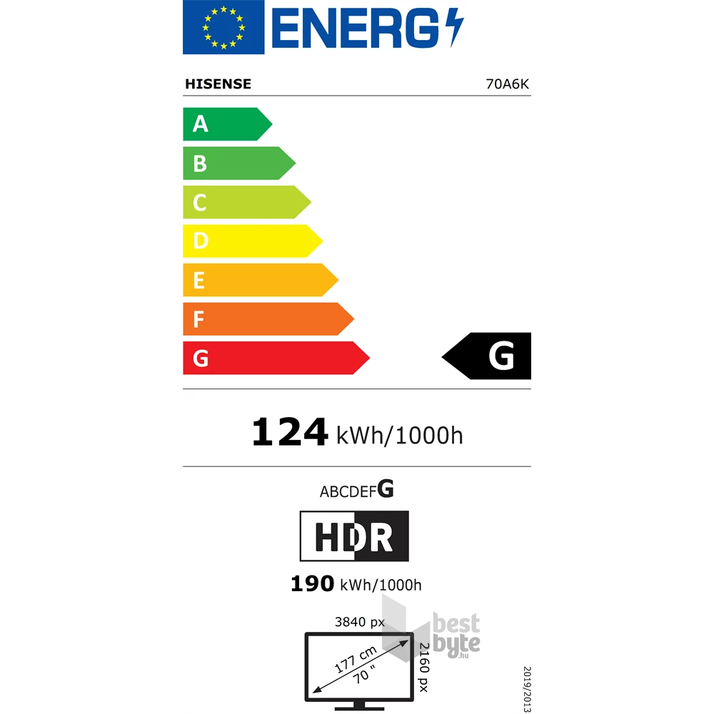Hisense 70" 70A6K 4K UHD Smart LED TV