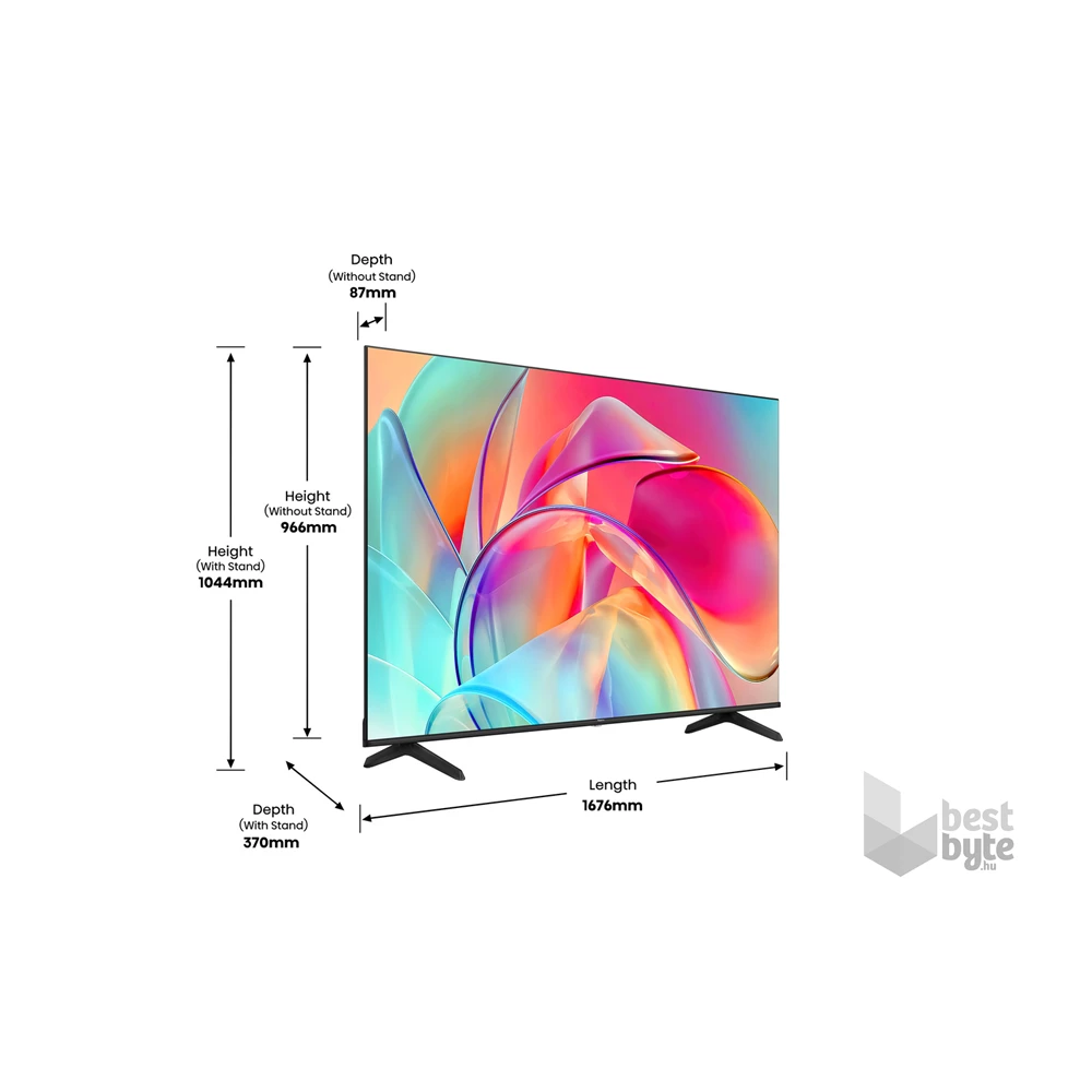 Hisense 75" 75E7KQ 4K UHD Smart QLED TV