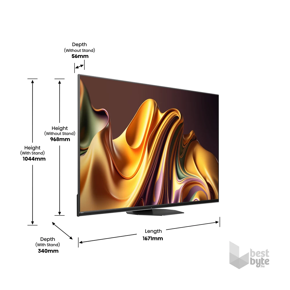 Hisense 75" 75U8NQ 4K UHD Smart MiniLED TV