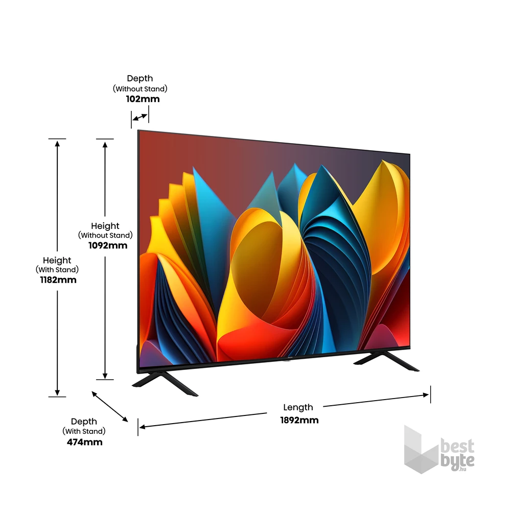 Hisense 85" 85E7NQ 4K UHD Smart QLED TV