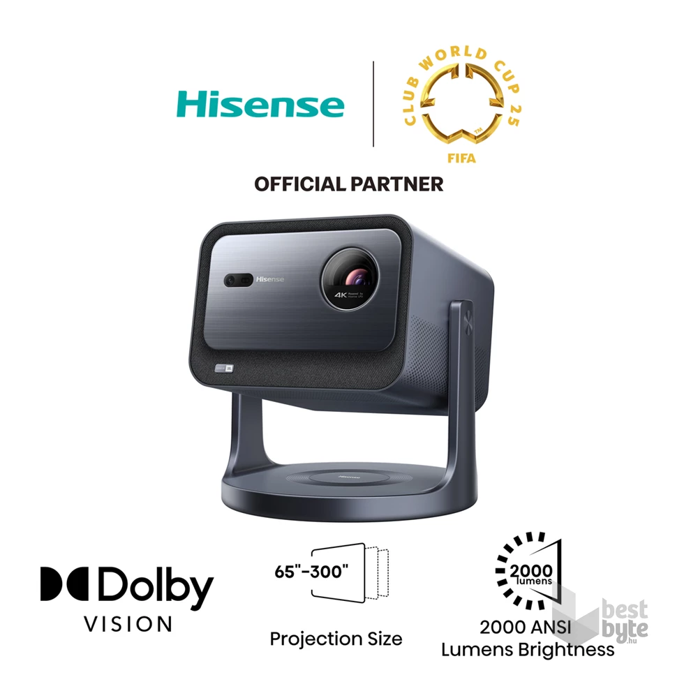Hisense C2 65"-300" 4K Smart Mini lézer projektor