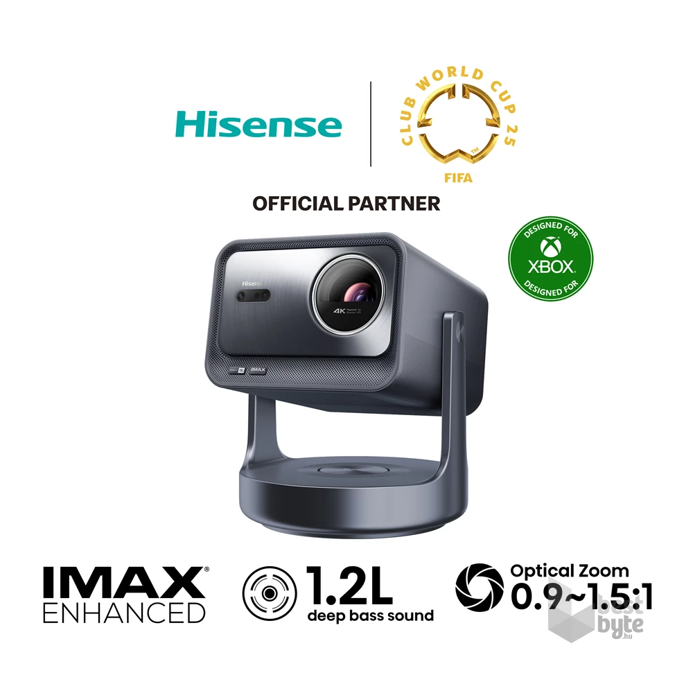 Hisense C2 Ultra 65"-300" 4K Smart IMAX mini-lézer projektor