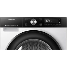 Hisense DH3S802BW3 fehér, 8 kg, hőszivattyús, szárítógép