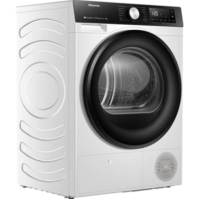 Hisense DH3S802BW3 fehér, 8 kg, hőszivattyús, szárítógép