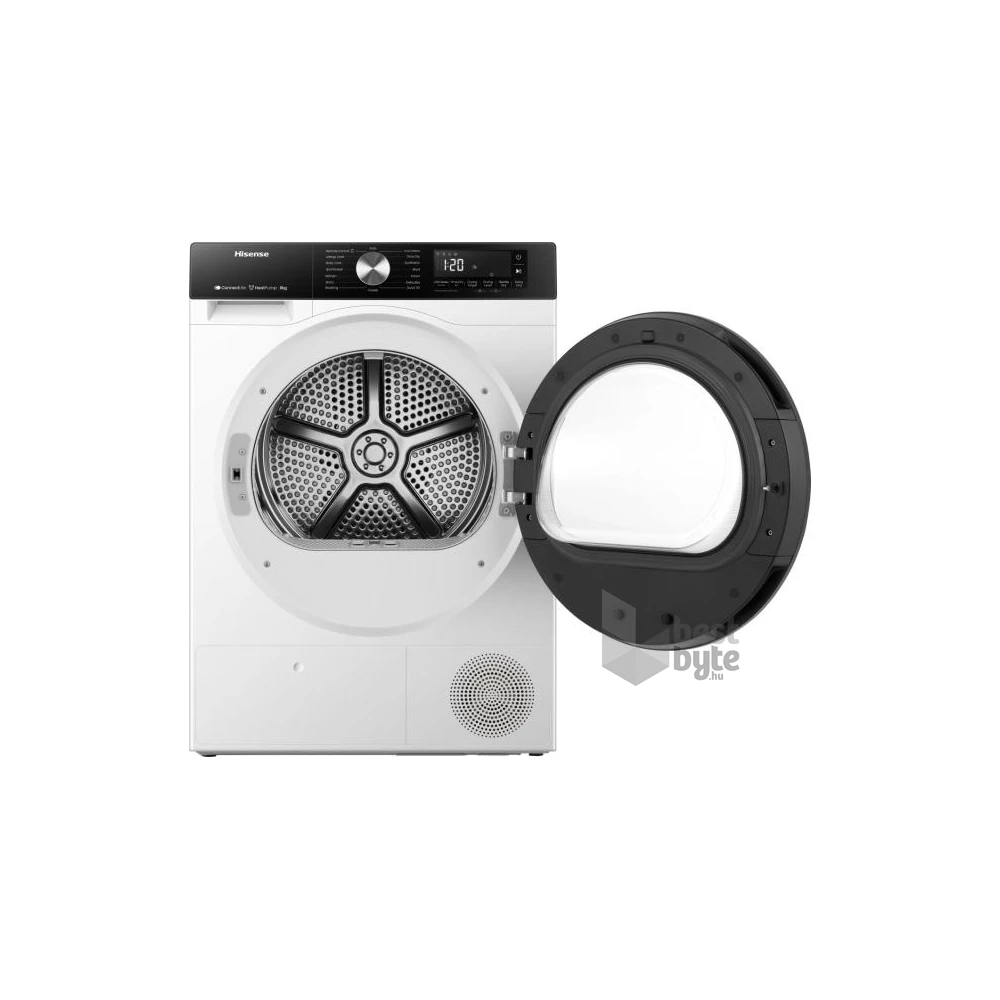 Hisense DH3S802BW3 fehér, 8 kg, hőszivattyús, szárítógép