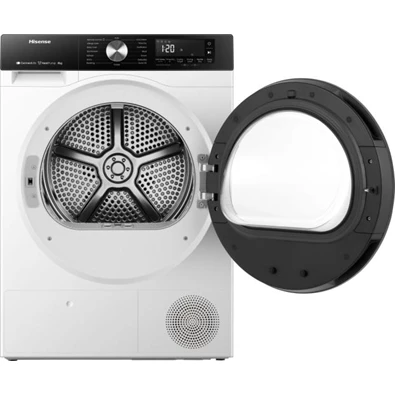 Hisense DH3S802BW3 fehér, 8 kg, hőszivattyús, szárítógép