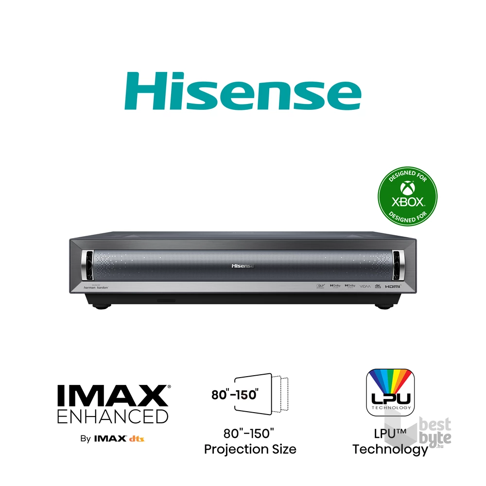 Hisense PX3-PRO 80"-150" 4K Smart LASER Cinema lézer projektor