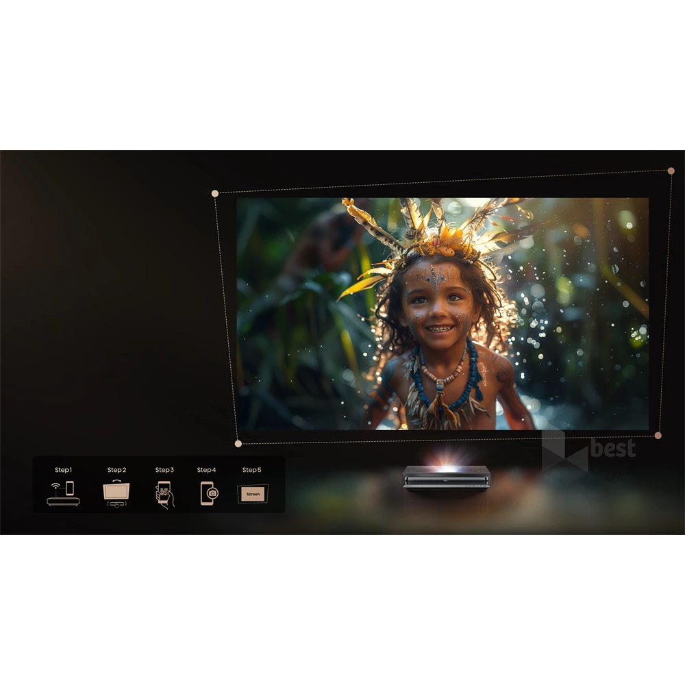 Hisense PX3-PRO 80"-150" 4K Smart LASER Cinema lézer projektor