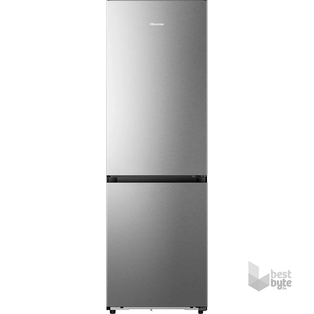 Hisense RB3K330SAID szürke, alulfagyasztós, Hűtő:215L, Fagyasztó:115L, Total No frost hűtőszekrény