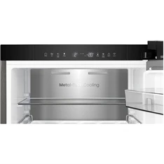 Hisense RB3K330SAID szürke, alulfagyasztós, Hűtő:215L, Fagyasztó:115L, Total No frost hűtőszekrény