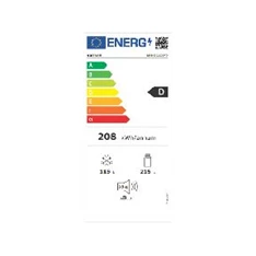 Hisense RB5K330GSFD fekete, alulfagyasztós, Hűtő:215L, Fagyasztó:115L, Total No frost hűtőszekrény
