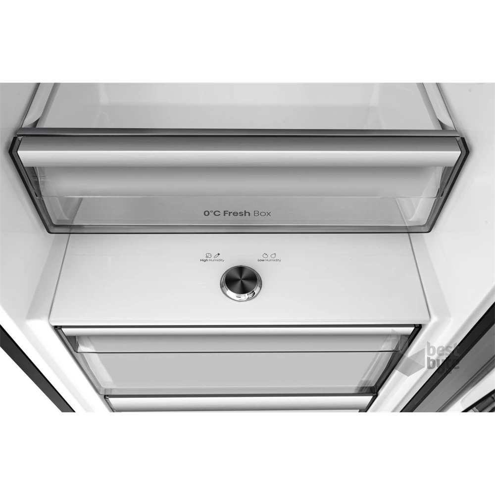 Hisense RL3K370SAID inox, egyajtós, Hűtő:372L, Fagyasztó: 25L hűtőszekrény