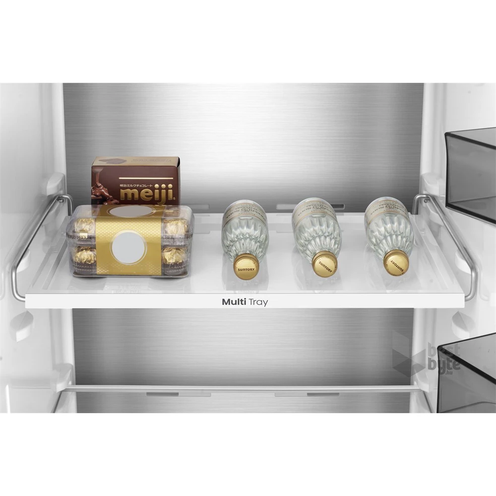 Hisense RL3K370SAID inox, egyajtós, Hűtő:372L, Fagyasztó: 25L hűtőszekrény