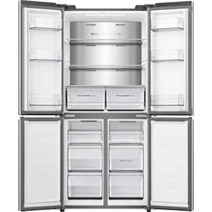 Hisense RQ5P470SAID négyajtós, Hűtő:304L, Fagyasztó:179L, Total No Frost hűtőszekrény