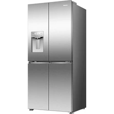 Hisense RQ5P470SYID szürke, négyajtós, Hűtő:304L, Fagyasztó:179L, Total No frost hűtőszekrény