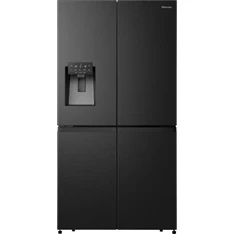 Hisense RQ760N4SBFE fekete, négyajtós, Hűtő:352L, Fagyasztó:232L, Total No frost hűtőszekrény