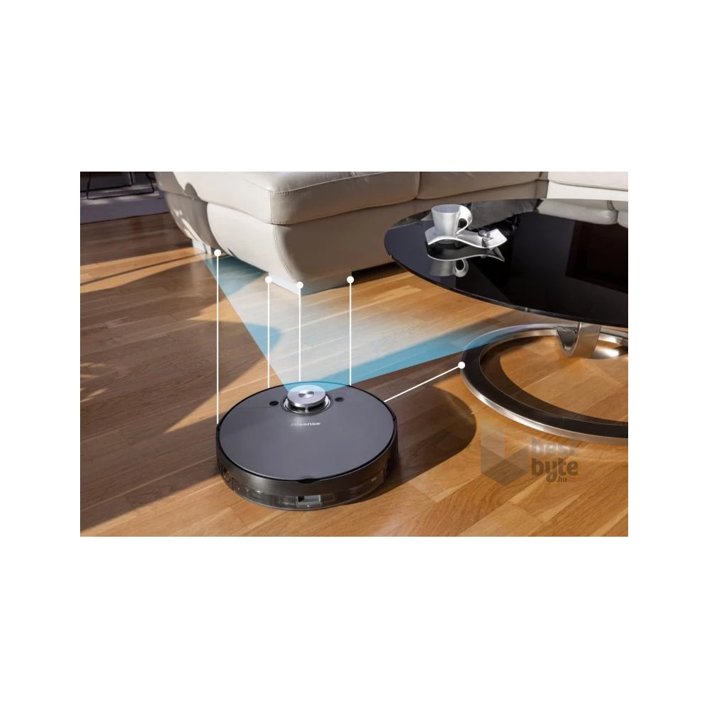 Hisense RVCL144ABEVO fekete robotporszívó