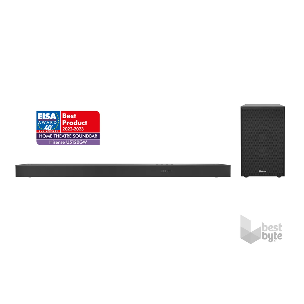 Hisense U5120GW 5.1.2 csatornás fekete hangprojektor