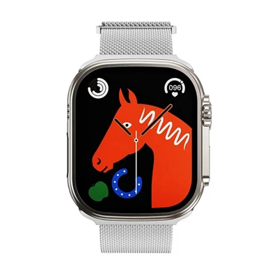 Hoco AS101_38_40_41_S Apple Watch Series 9 41mm / Watch Series 8 41mm / Watch Series 7 41mm ezüst milánói óraszíj