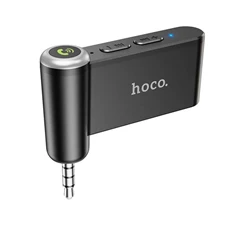 Hoco E58 3,5mm jack fekete Bluetooth adapter