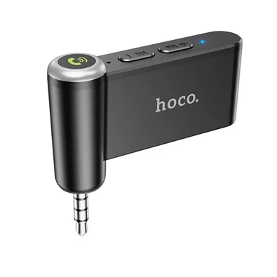 Hoco E58 3,5mm jack fekete Bluetooth adapter