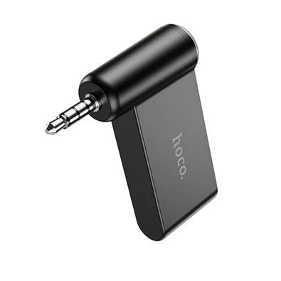 Hoco E58 3,5mm jack fekete Bluetooth adapter